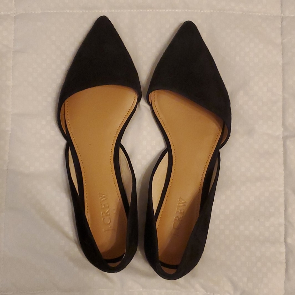 J.Crew Factory Zoe Black D'Orday Flats